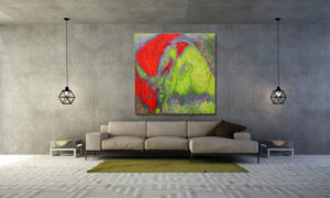 Känguru abstrakte Kunst Tiere Gemälde