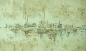 Kunstdruck abstrakt Stadt